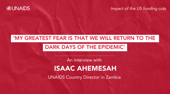 UNAIDS Country Director reports on the impact of funding cuts to the HIV response
