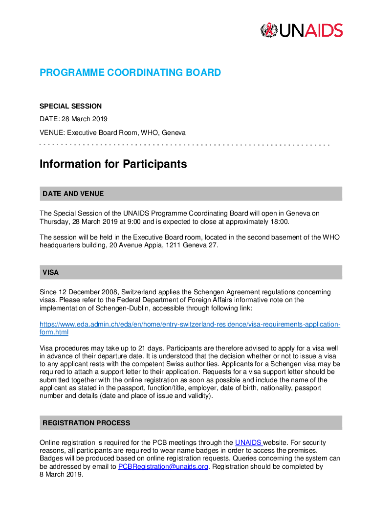 Information for Participants