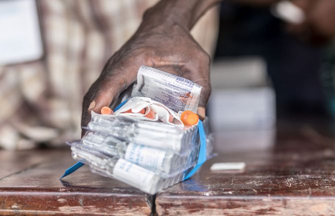 Visite chez les CDI dans le quartier Missèkplé à Sainte Rita au Bénin. Le lundi 24 février 2020.Photo prise par Yanick Folly / ONUSIDA | Bénin