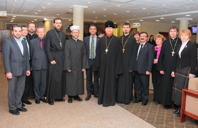 February 11, Kyiv, Ukraine - Representatives of All-Ukrainian Council of Churches and Religious Organizations (AUCCRO), a unique forum of 19 confessions united around the HIV epidemic in the face of crisis, gathered in Kyiv to discuss the HIV situation, s