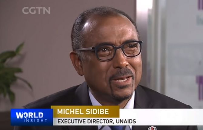 China Global Television Network interviews UNAIDS Executive Director about the AIDS response