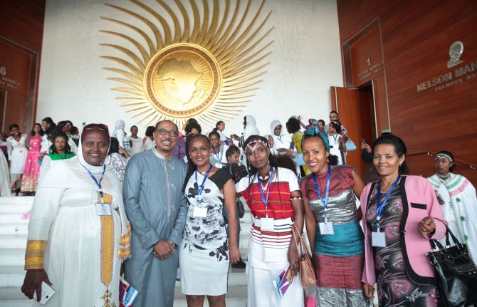 The UNAIDS Executive Director, Michel Sidibé, celebrated International Women’s Day in Addis Ababa, Ethiopia, at an event organized by the Ministry for Women, Youth and Children Affairs and supported by UNAIDS.