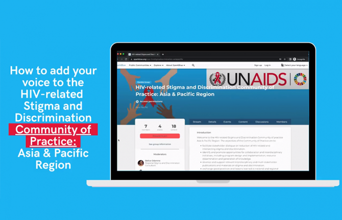 UNAIDS launches new platform on ending HIV-related stigma and discrimination in the Asia Pacific