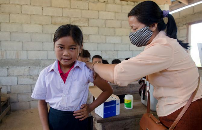 Multisectoral delivery platforms, such as school immunization programmes, can play a role in improving coverage of HPV vaccination among girls. – Lao People's Democratic Republic