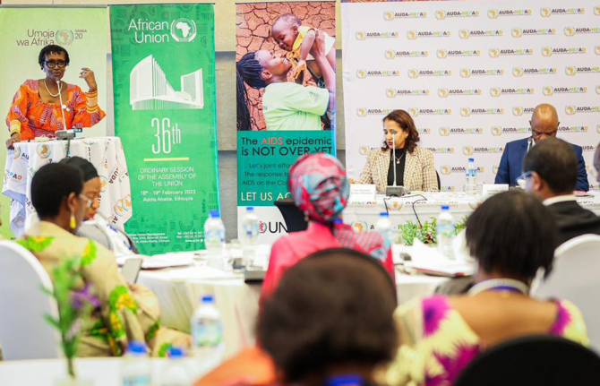 ADDIS ABABA, 17 February 2023—African leaders and partners have joined together at a high-level event on the side-lines of the 36th Session of the African Union to commit to a set of actions to boost progress towards ending AIDS. The event, Health Financi