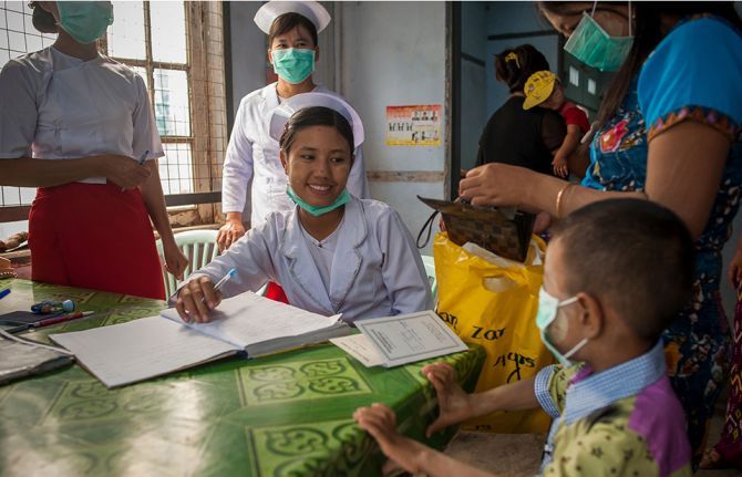 Addressing TB in Myanmar. Credit: Gerhard Jörén/ UNITAID. Courtesy of who.int