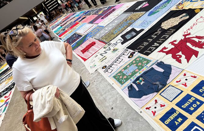Tate Modern exhibits UK AIDS Quilt, a powerful tribute to people lost to AIDS Tate Modern exhibits UK AIDS Quilt, a powerful tribute to people lost to AIDS