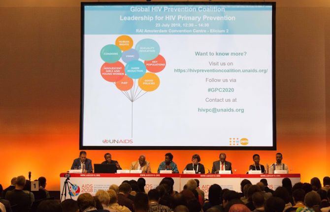 On 23 July, the Global HIV Prevention Coalition brought together HIV prevention leaders in Amsterdam, Netherlands, to discuss the urgency of scaling up HIV prevention services. They shared the progress made and looked at the challenges, including policy b