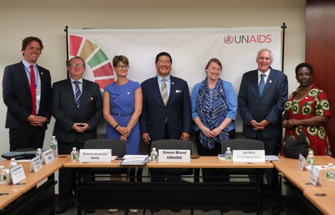 On July 16, 2018, during the Ministerial segment of the High-level Political Forum on Sustainable Development, UNAIDS hosted an event convening sustainable business leaders to explore how more and better business action can be catalysed toward the AIDS re