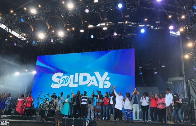 Le Festival Solidays à Paris réunit musique, solidarité, prévention VIH et encore de la musique