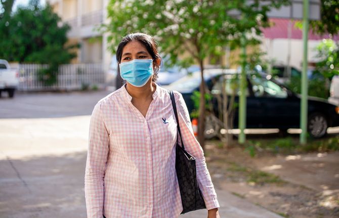 When the COVID-19 pandemic broke out in Phnom Penh, Em Ra was worried. She lives with HIV and she only had supplies of medicine to last a month. 