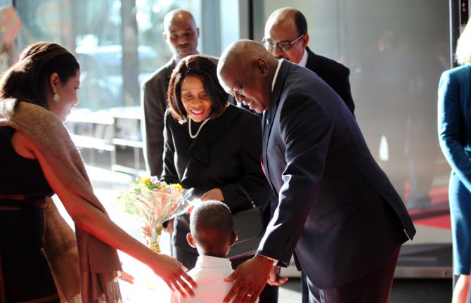 Conversation with the President of the Republic of Botswana, H.E. Dr Mokgweetsi E. K. Masisi. Geneva, 25 October 2018