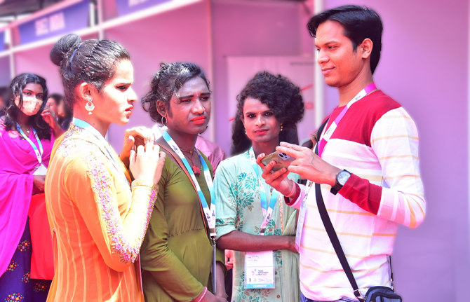 Photo courtesy of the Tweet Foundation. Photo taken in New Delhi in March 2023  Beyond transgender visibility: India works toward employment equity 