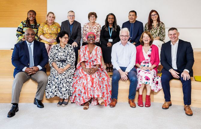 Credit:Global Fund/Marc Bader. UNAIDS and Global Fund sign a new strategic framework for their collaboration to end AIDS. Geneva, 24 June 2024