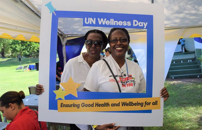 UN Cares UN Health and Wellness Day 2018 participants