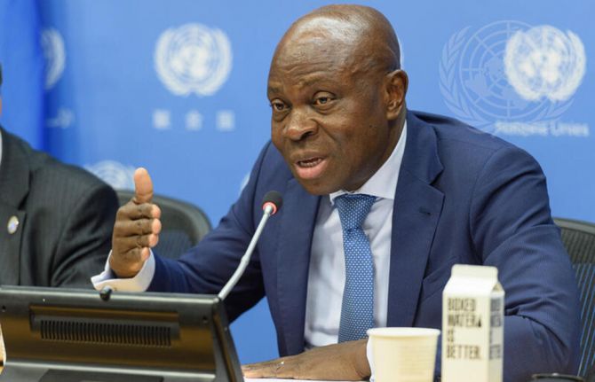 Gilbert Fossoun Houngbo, New York, 2019. Credit: UN Photo/Loey Felipe