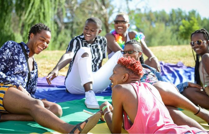 Pride event in Maseru, Lesotho, organized by People’s Matrix Association, an advocacy group that campaigns for the rights and dignity of LGBTI people in Lesotho. Credit: UNAIDS/M. Hyoky 2 November 2019